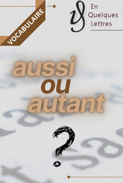 aussi ou autant